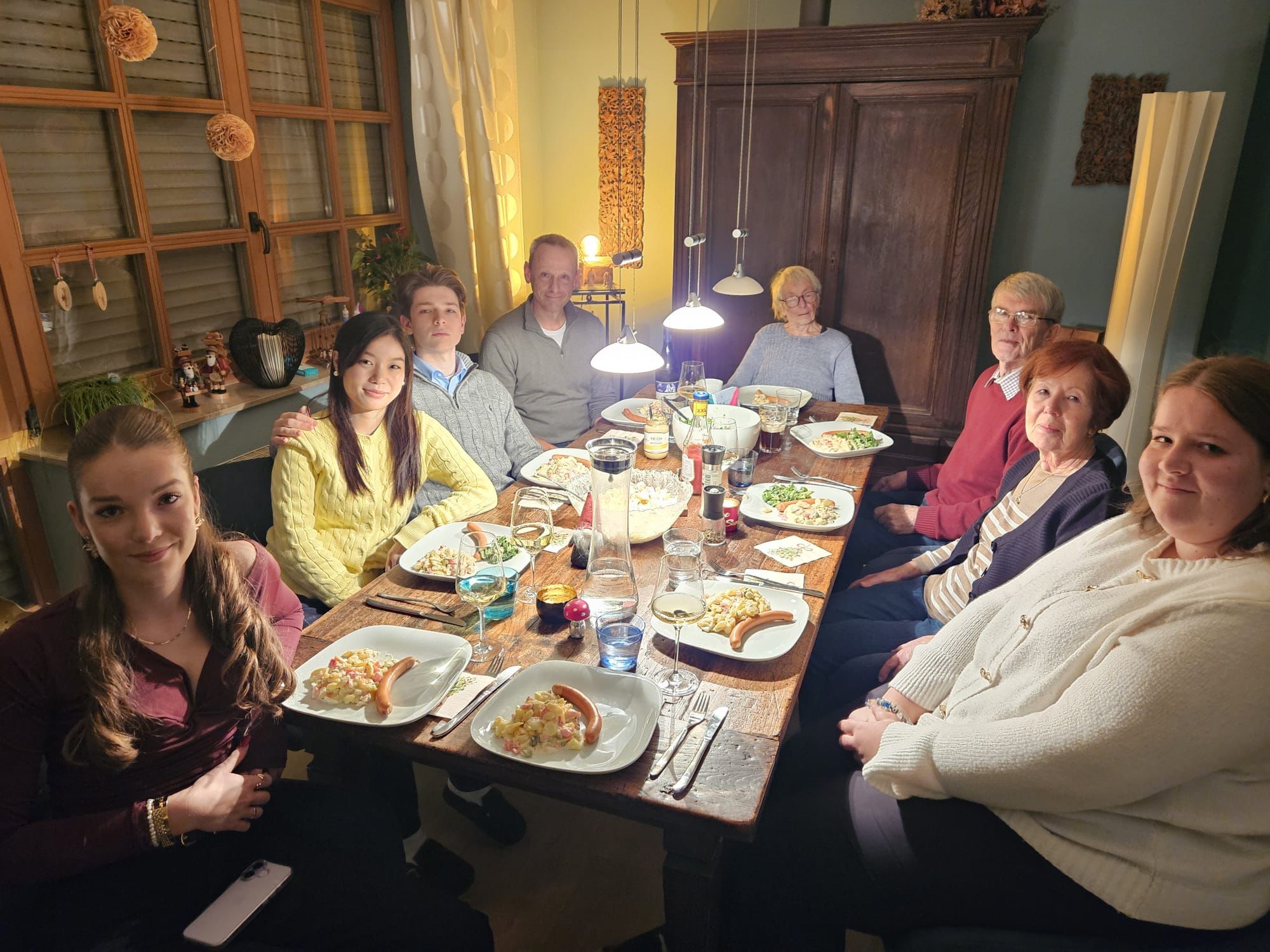 Christmas dinner with the whole fam