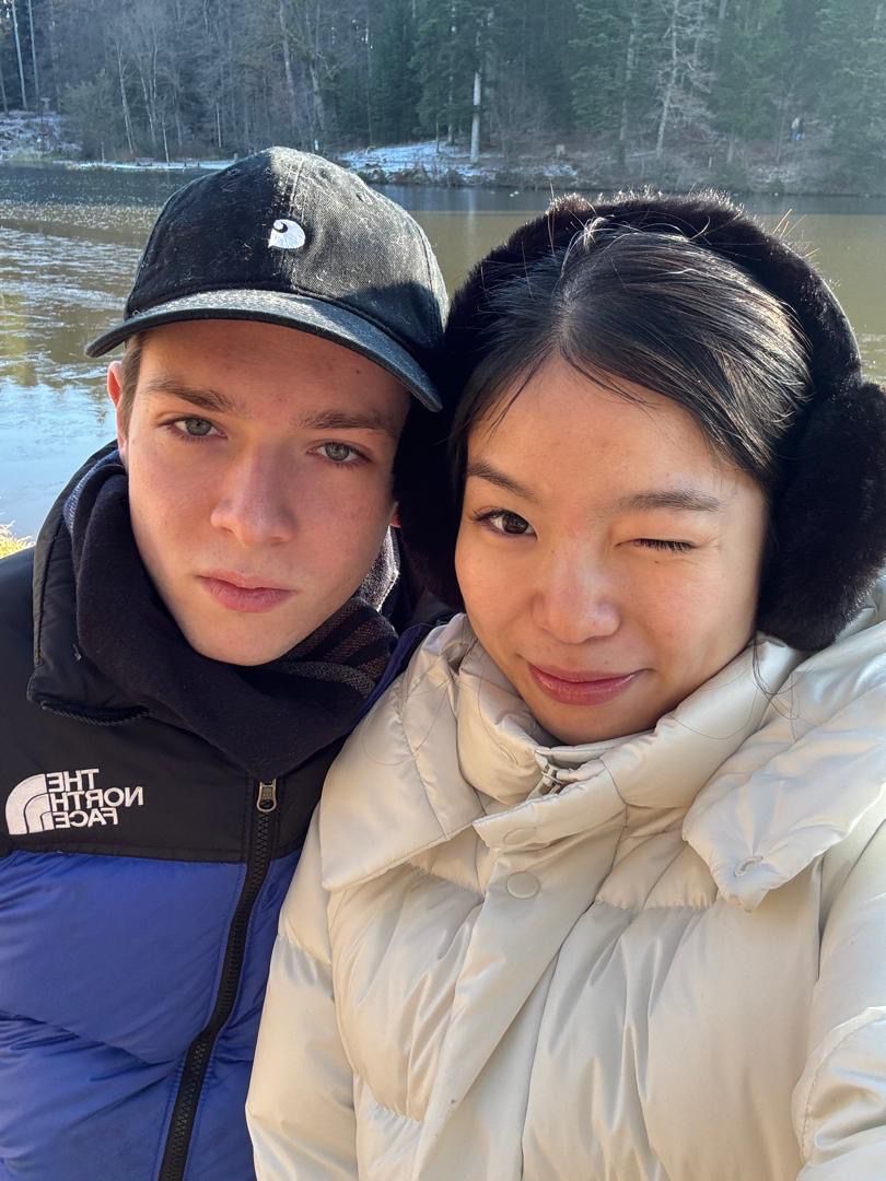 New years walk around the lake